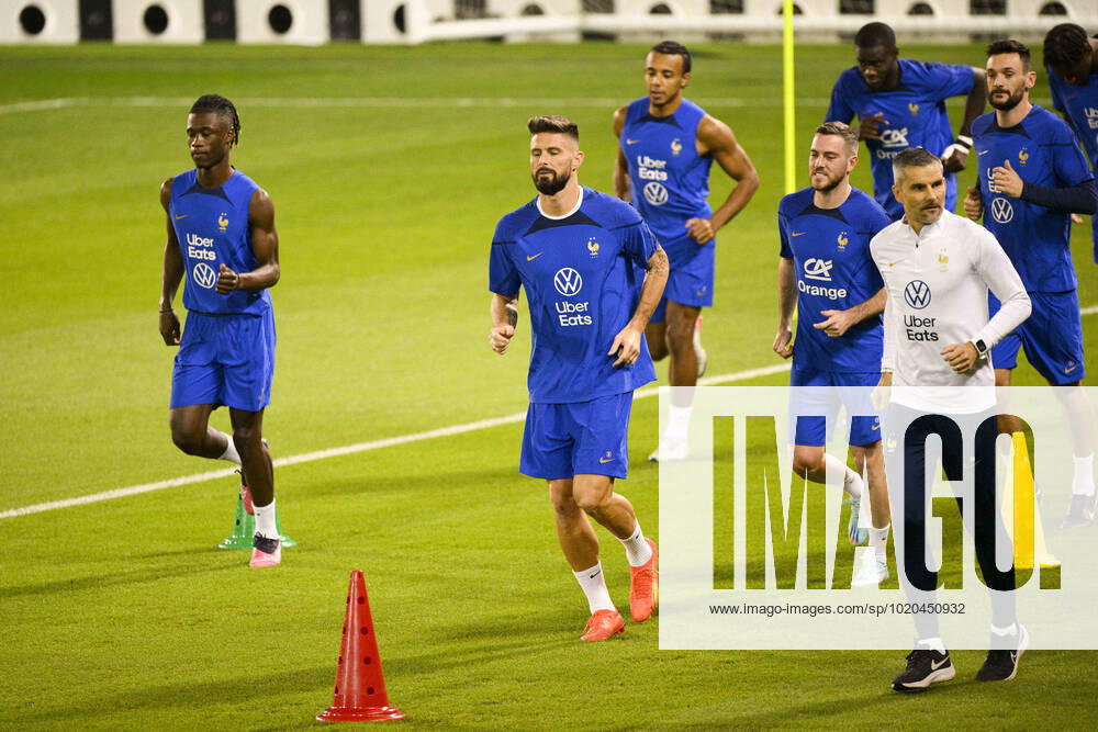 GIROUD Olivier (FRA) FOOTBALL : Entrainement de l Equipe de France - coupe du Monde Qatar 2022 - 16 12 2022 JBAutissier Panoramic