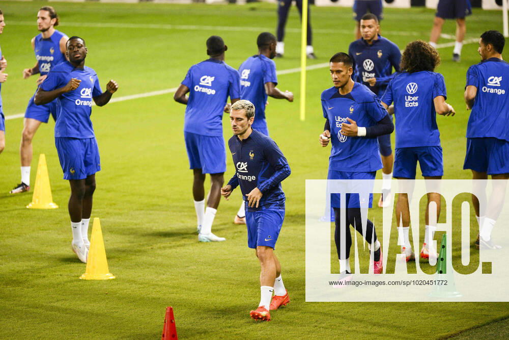 GRIEZMANN Antoine (FRA) FOOTBALL : Entrainement de l Equipe de France - coupe du Monde Qatar 2022 - 16 12 2022 JBAutissier Panoramic