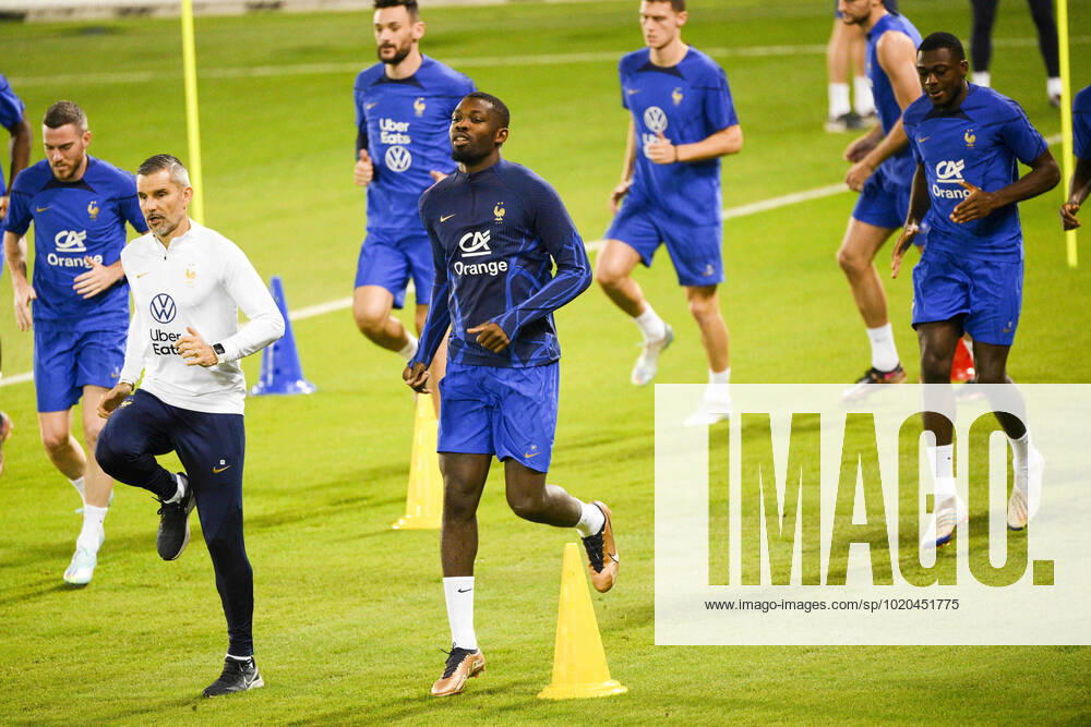 THURAM Marcus (FRA) FOOTBALL : Entrainement de l Equipe de France - coupe du Monde Qatar 2022 - 16 12 2022 JBAutissier Panoramic