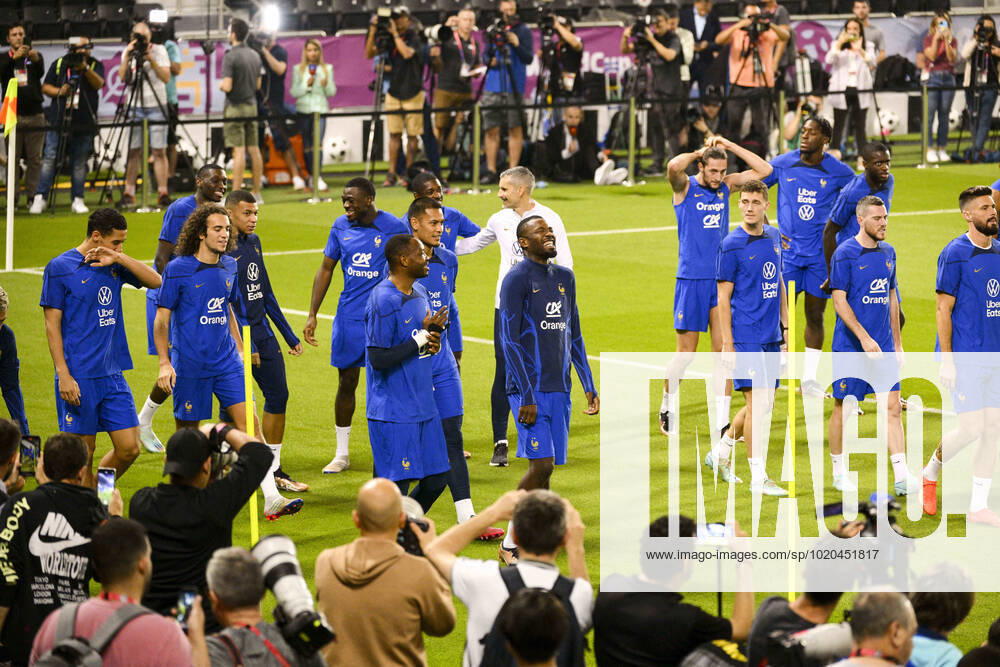 THURAM Marcus (FRA) FOOTBALL : Entrainement de l Equipe de France - coupe du Monde Qatar 2022 - 16 12 2022 JBAutissier Panoramic