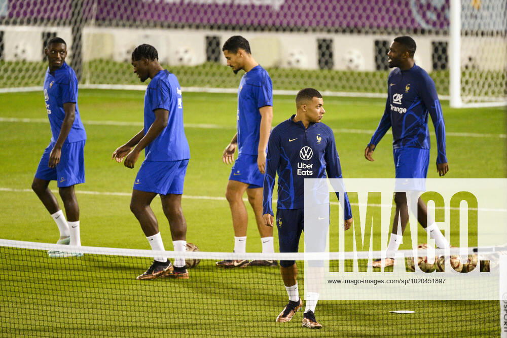 MBAPPE Kylian (FRA) FOOTBALL : Entrainement de l Equipe de France - coupe du Monde Qatar 2022 - 16 12 2022 JBAutissier Panoramic