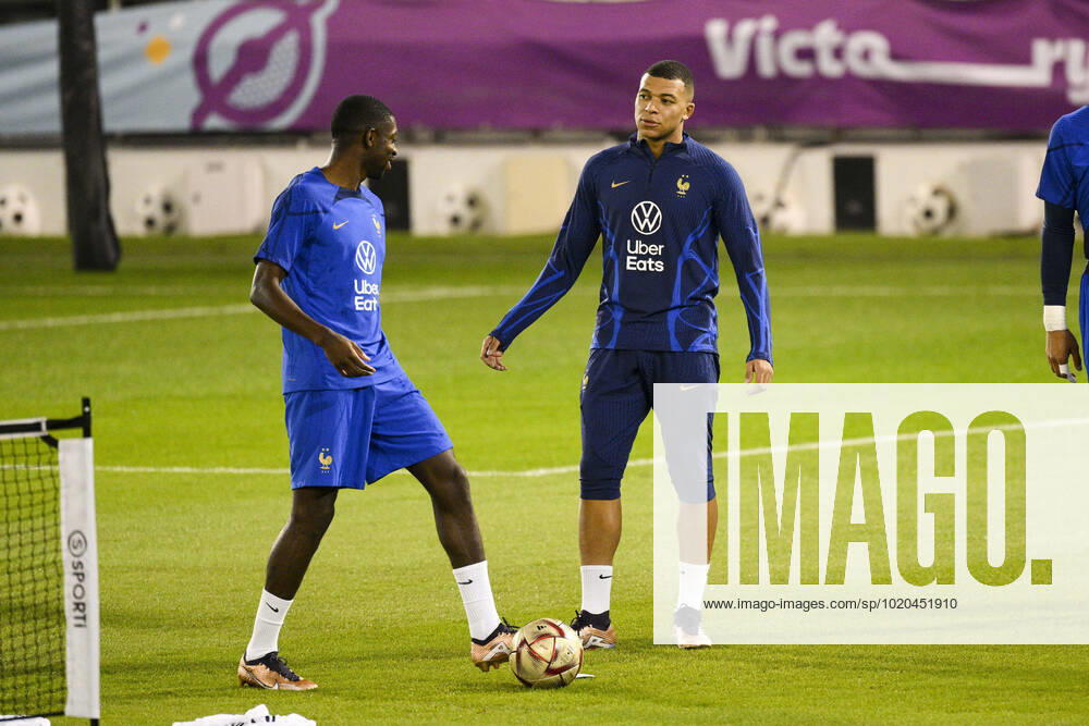 MBAPPE Kylian (FRA) FOOTBALL : Entrainement de l Equipe de France - coupe du Monde Qatar 2022 - 16 12 2022 JBAutissier Panoramic