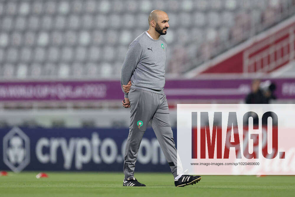 Training of the Moroccan football team Training of the Moroccan football team at the Al Duhail camp the day before the match against Croatia in Doha, Qatar on December 16, 2022. IgorxKralj PIXSELL