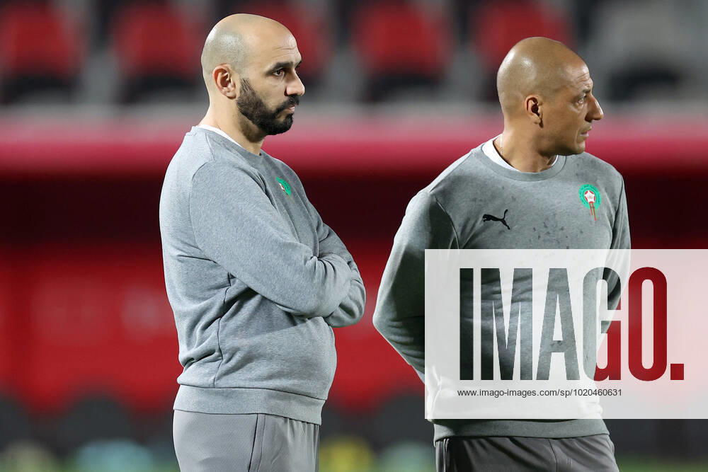 Training of the Moroccan football team Training of the Moroccan football team at the Al Duhail camp the day before the match against Croatia in Doha, Qatar on December 16, 2022. IgorxKralj PIXSELL