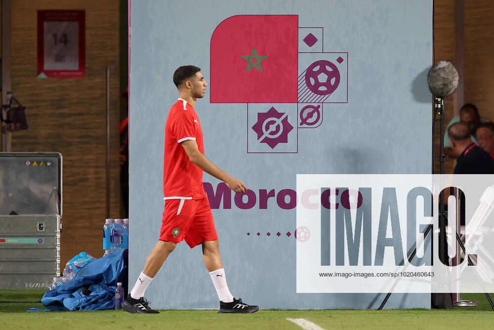 Training of the Moroccan football team Training of the Moroccan football team at the Al Duhail camp the day before the match against Croatia in Doha, Qatar on December 16, 2022. IgorxKralj PIXSELL