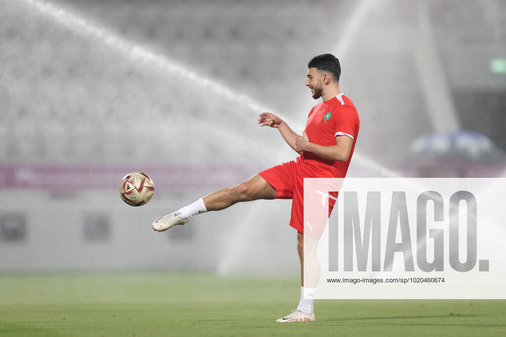 Training of the Moroccan football team Training of the Moroccan football team at the Al Duhail camp the day before the match against Croatia in Doha, Qatar on December 16, 2022. IgorxKralj PIXSELL