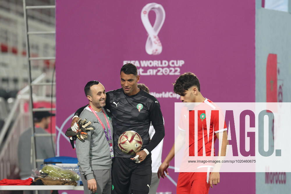 Training of the Moroccan football team Training of the Moroccan football team at the Al Duhail camp the day before the match against Croatia in Doha, Qatar on December 16, 2022. IgorxKralj PIXSELL