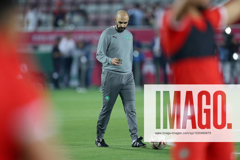 Training of the Moroccan football team Training of the Moroccan football team at the Al Duhail camp the day before the match against Croatia in Doha, Qatar on December 16, 2022. IgorxKralj PIXSELL