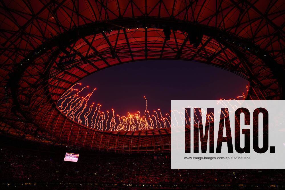Mandatory Credit: Photo by Javier Garcia Shutterstock (13670815z) Fireworks during the closing ceremony Argentina v France, FIFA World Cup, WM, Weltmeisterschaft, Fussball 2022, Final, Football, Lusail Stadium, Al Daayen, Qatar - 18 Dec 2022 Editorial Use Only Argentina v France, FIFA World Cup 2022, Final, Football, Lusail Stadium, Al Daayen, Qatar - 18 Dec 2022 Editorial Use Only