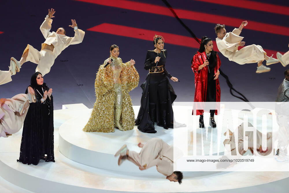Closing ceremony performance during the Final of the FIFA World Cup, WM, Weltmeisterschaft, Fussball Qatar 2022 between Argentina and France at Lusail Stadium, Lusail, Qatar on 18 December 2022.