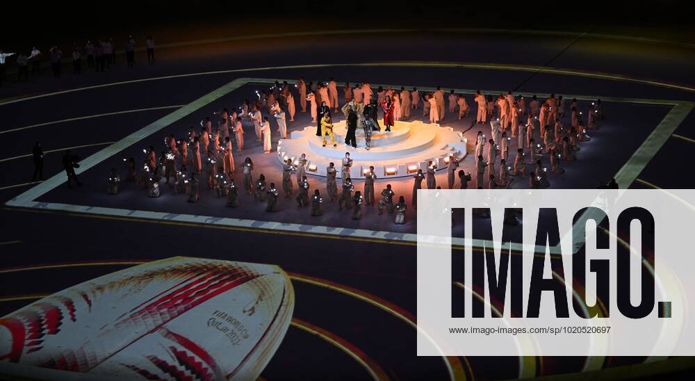 Qatar Soccer World Cup Argentina - France 8342145 18.12.2022 Artists perform at the closing ceremony of the 2022 FIFA World Cup, WM, Weltmeisterschaft, Fussball at the Lusail Iconic Stadium, in Lusail, Qatar. Grigory Sysoev Sputnik Lusail Qatar