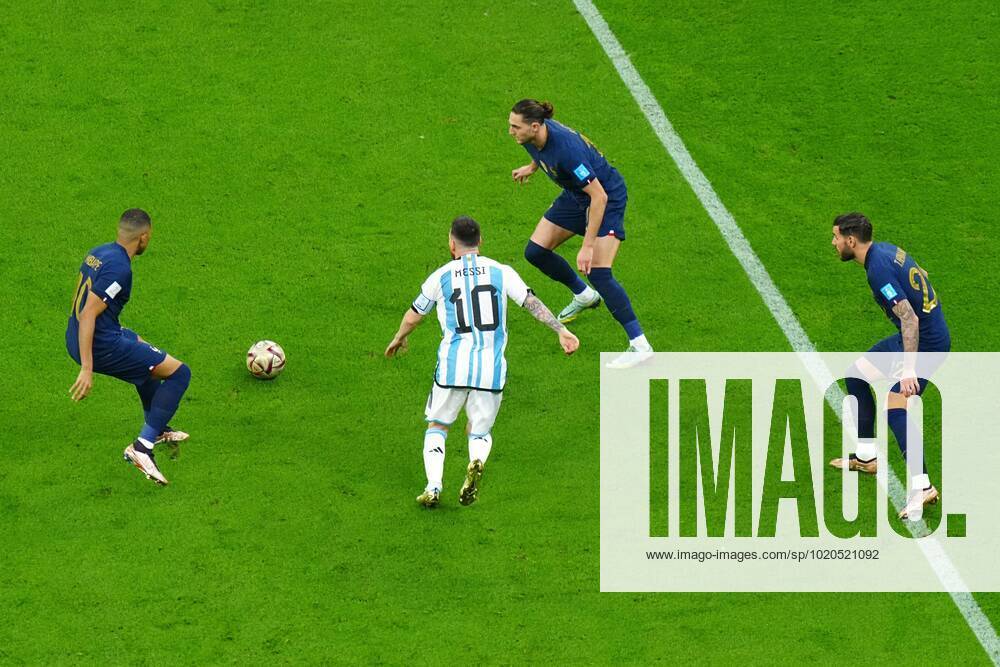Mandatory Credit: Photo by Javier Garcia Shutterstock (13670815ax) Kylian Mbappe of France and Lionel Messi of Argentina Argentina v France, FIFA World Cup, WM, Weltmeisterschaft, Fussball 2022, Final, Football, Lusail Stadium, Al Daayen, Qatar - 18 Dec 2022 Editorial Use Only Argentina v France, FIFA World Cup 2022, Final, Football, Lusail Stadium, Al Daayen, Qatar - 18 Dec 2022 Editorial Use Only