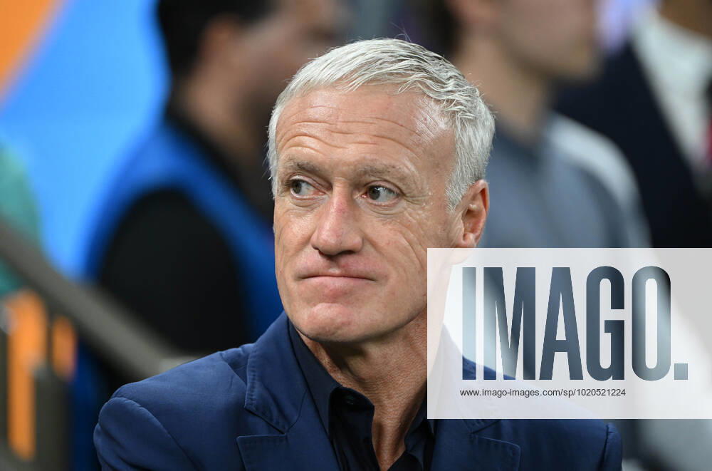 Fussball, Herren, Saison 2022 23, WM in Katar, Finale, Argentinien - Frankreich im Lusail Iconic Stadium in Lusail, Trainer Didier Deschamps (Frankreich), 18.12. 2022,