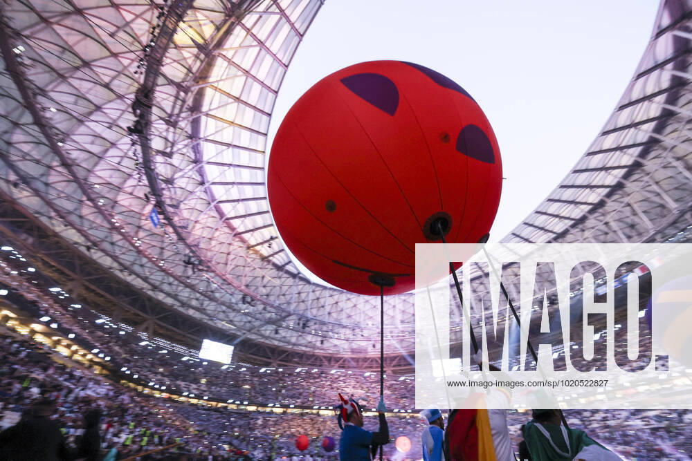 (221218) -- LUSAIER, Dec. 18, 2022 -- Artists perform during the closing ceremony prior to the Final between Argentina and France at the 2022 FIFA World Cup, WM, Weltmeisterschaft, Fussball at Lusail Stadium in Lusail, Qatar, Dec. 18, 2022. ) (SP)QATAR-LUSAIL-2022 WORLD CUP-FINAL-ARG VS FRA LixMing