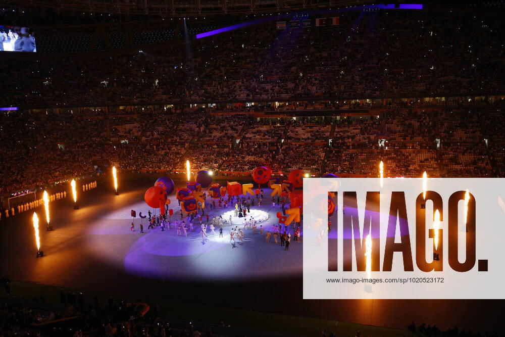 Argentina v France 2022 FIFA World Cup, WM, Weltmeisterschaft, Fussball General view during the closing ceremony prior to the 2022 FIFA World Cup Final between Argentina and France at Lusail Stadium, Lusail Content Not Available For UK Newspapers