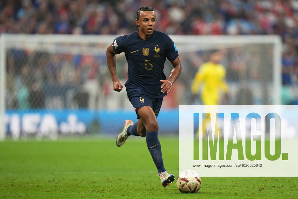 QAT: Argentina v France. FIFA World Cup, WM, Weltmeisterschaft, Fussball Qatar 2022. Final Jules Kounde of France during the FIFA World Cup Qatar 2022 match, Final, between Argentina and France played at Lusail Stadium on Dec 18, 2022 in Lusail, Qatar.
