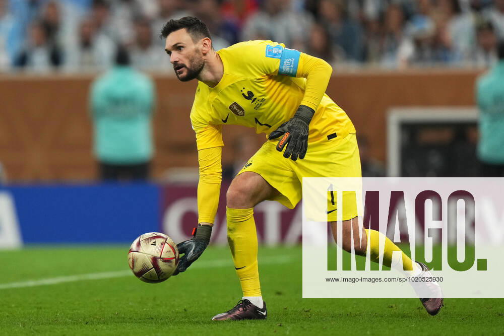 QAT: Argentina v France. FIFA World Cup, WM, Weltmeisterschaft, Fussball Qatar 2022. Final Hugo Lloris of France during the FIFA World Cup Qatar 2022 match, Final, between Argentina and France played at Lusail Stadium on Dec 18, 2022 in Lusail, Qatar.