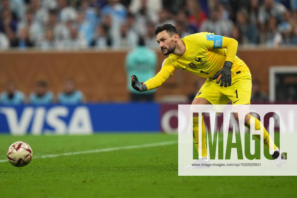QAT: Argentina v France. FIFA World Cup, WM, Weltmeisterschaft, Fussball Qatar 2022. Final Hugo Lloris of France during the FIFA World Cup Qatar 2022 match, Final, between Argentina and France played at Lusail Stadium on Dec 18, 2022 in Lusail, Qatar.