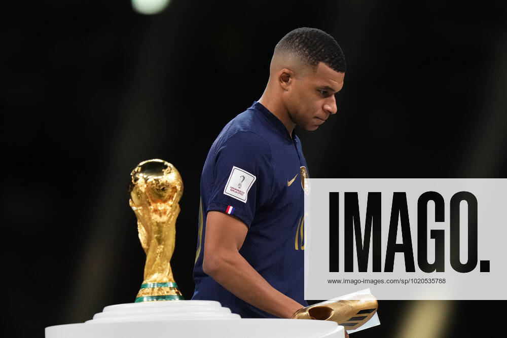 QAT: Argentina v France. FIFA World Cup, WM, Weltmeisterschaft, Fussball Qatar 2022. Final Kylian Mbappe of France during the FIFA World Cup Qatar 2022 match, Final, between Argentina and France played at Lusail Stadium on Dec 18, 2022 in Lusail, Qatar.
