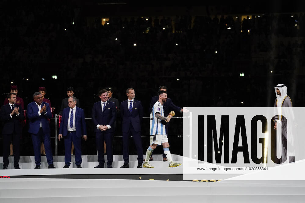 QAT: Argentina v France. FIFA World Cup, WM, Weltmeisterschaft, Fussball Qatar 2022. Final Lionel Messi of Argentina during the FIFA World Cup Qatar 2022 match, Final, between Argentina and France played at Lusail Stadium on Dec 18, 2022 in Lusail, Qatar.