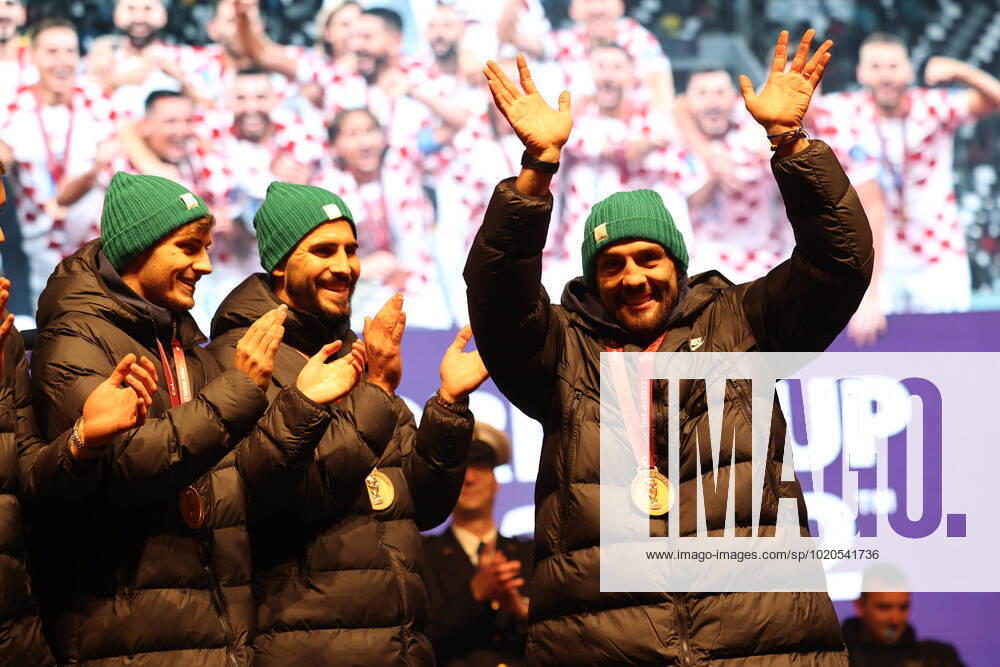 Zagreb, December 18, 2022. Magnificent welcome of the Croatian national football team in Zagreb after winning the bronze medal at the Quatar world cup 2022. Mateo Kovacic