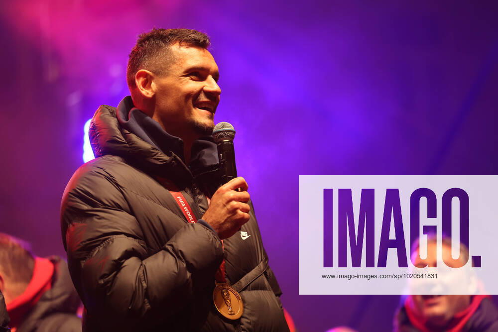 Zagreb, December 18, 2022. Magnificent welcome of the Croatian national football team in Zagreb after winning the bronze medal at the Quatar world cup 2022. Dejan Lovren