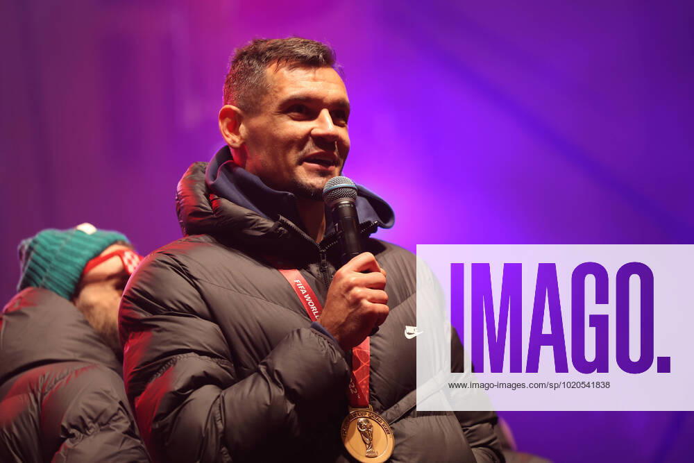 Zagreb, December 18, 2022. Magnificent welcome of the Croatian national football team in Zagreb after winning the bronze medal at the Quatar world cup 2022. Dejan Lovren