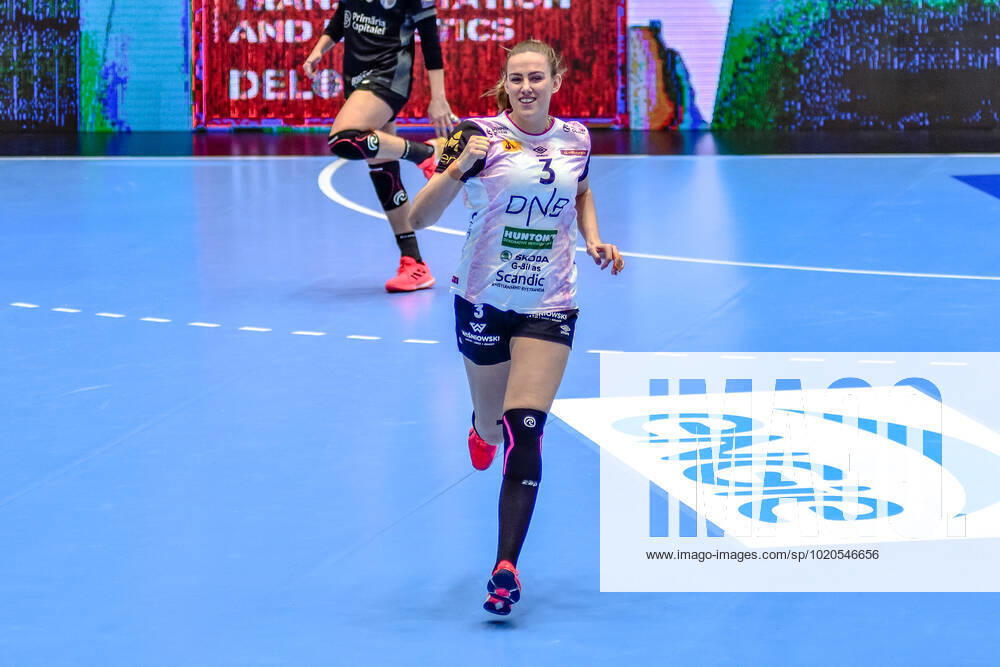 The game between CSM Bucuresti and Vipers Kristiansand group phase. Handbal player during the DELO EHF Champions League 2020 21 hold in Bucharest, Romania, 1 16 2021 - the game between CSM Bucuresti and Vipers Kristiansand group phase. Bucharest Romania