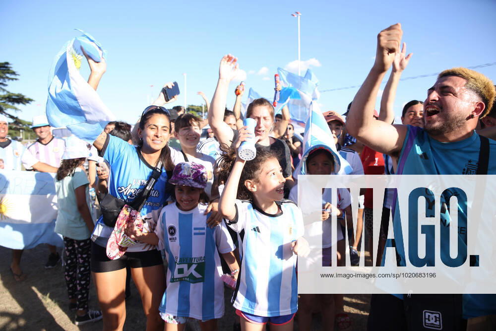 ciudad Autonoma, Buenos aires, Argentina: Argentina world champion of the Qatar cup 2022 arrived in argentina at the ezeiza airport ciudad Autónoma Argentina - ZUMAc230 0196943538st