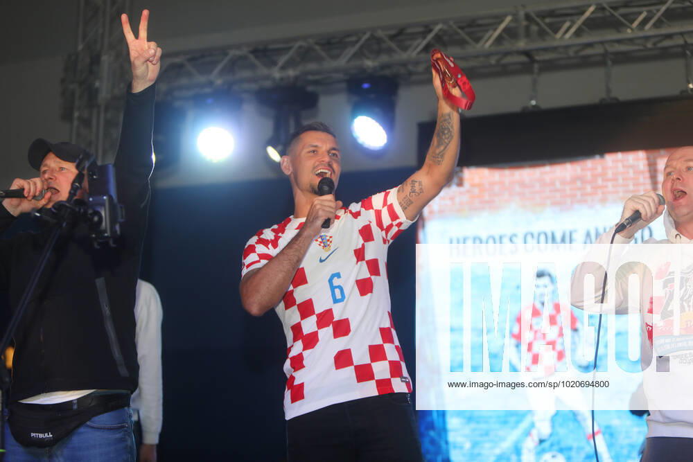 PXL_Dejan Lovren welcome ceremony Welcome ceremony for the Croatian national team, Nationalteam player Dejan Lovren after Croatia won bronze medal at the 2022 FIFA World Cup, WM, Weltmeisterschaft, Fussball in Qatar; in Karlovac; Croatia; KristinaxStedulxFabac PIXSELL