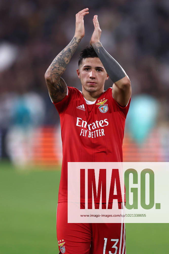 Enzo Fernandez of SL Benfica Torino Allianz Stadium Italy