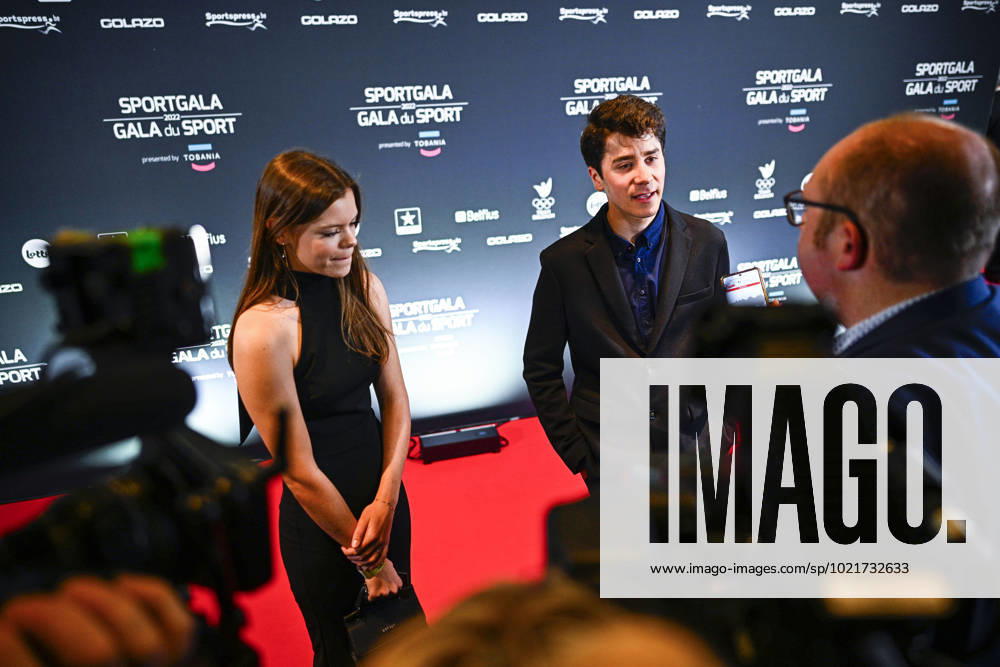 Belgian cyclist Cian Uijtdebroeks pictured before the Sportgala award show, to announce the women and men of the year 2022, Friday 06 January 2023 in Antwerp. JASPERxJACOBS x57917319x