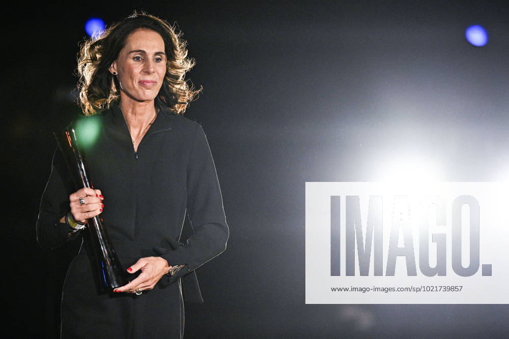 Belgian jockey Michele George pictured during the Sportgala award show, to announce the women and men of the year 2022, Friday 06 January 2023 in Antwerp. JASPERxJACOBS x57919484x