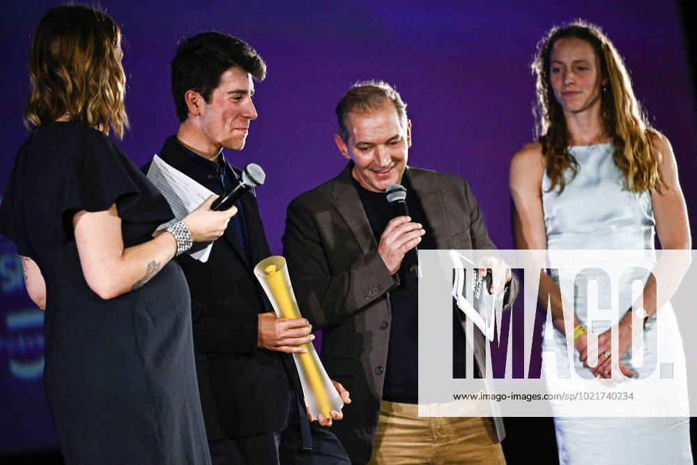 Belgian cyclist Cian Uijtdebroeks pictured during the Sportgala award show, to announce the women and men of the year 2022, Friday 06 January 2023 in Antwerp. JASPERxJACOBS x57919494x