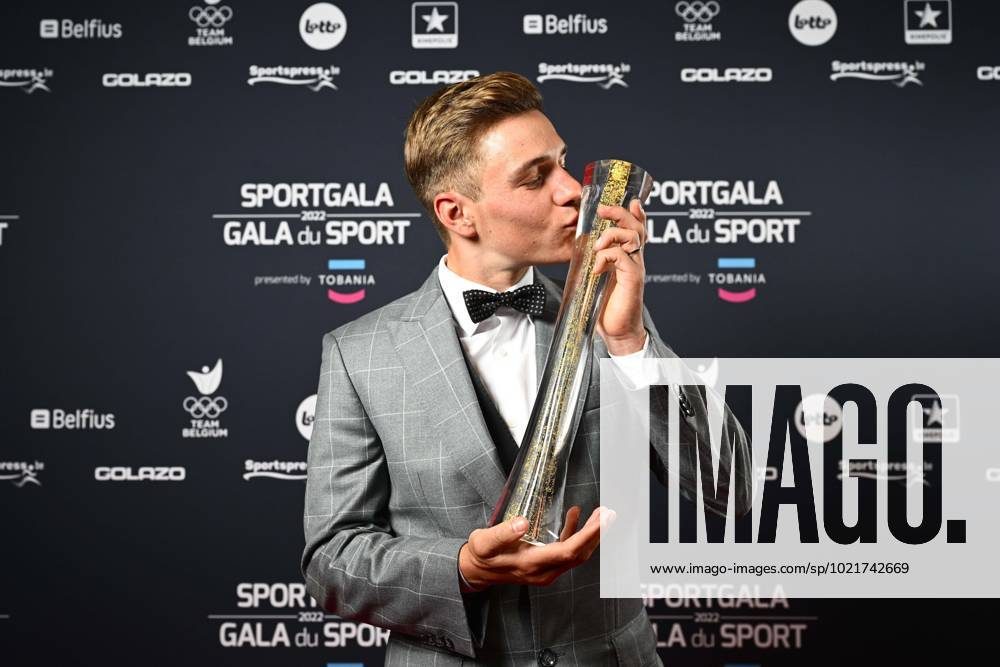 ANTWERPEN, BELGIUM - JANUARY 06 : EVENEPOEL Remco pictured during the annual sports gala awards 2022 on January 6, 2023 in Antwerpen, Belgium, 6 01 2023 ( Sports gala awards 2022 PhotoNews Panoramic