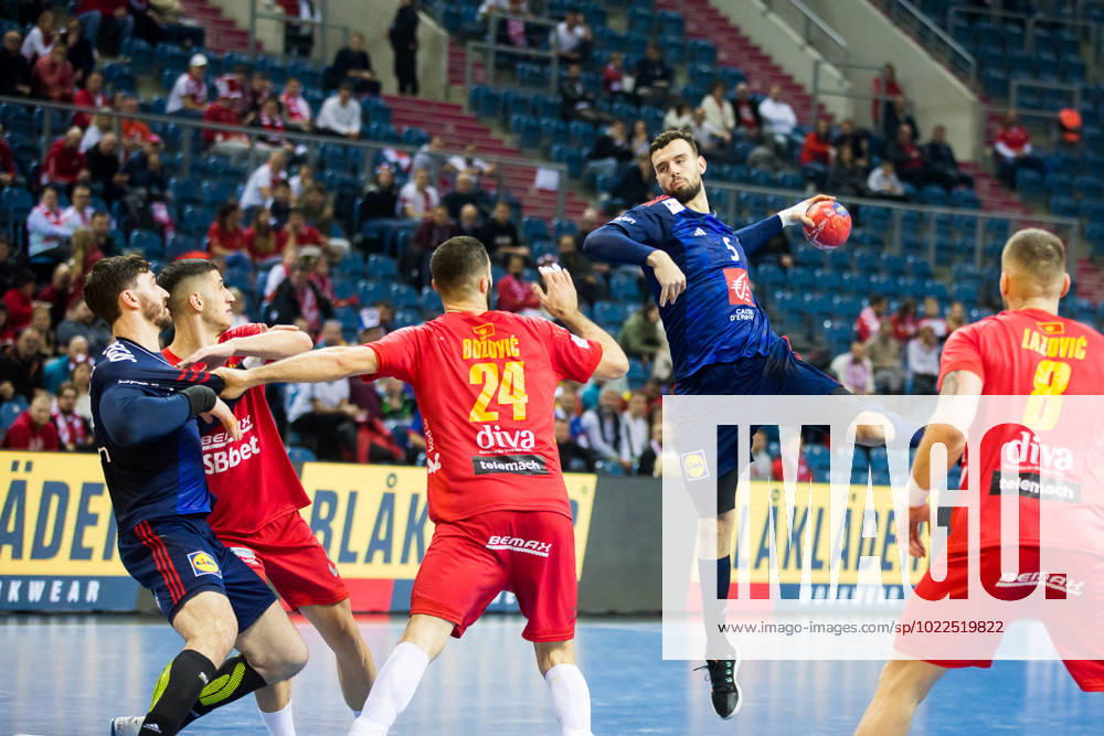 Nedim Remili (France) HANDBALL : France vs Montà nà gro - Championnats du monde 2023 - Cracovie - 01 18 2023 LaurentTheophile Panoramic
