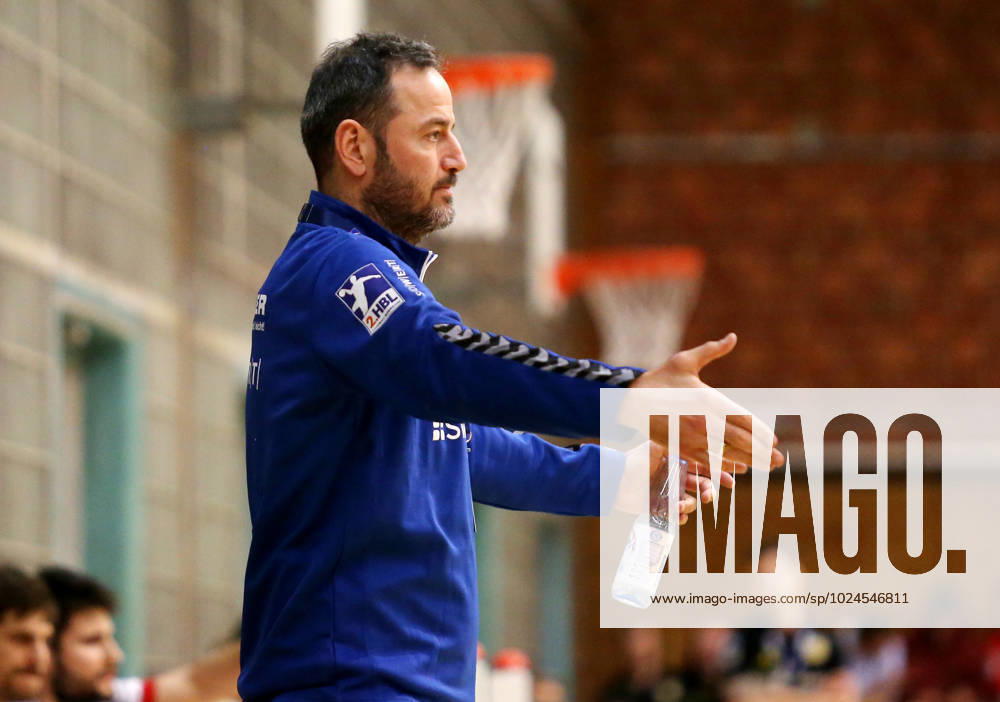 BAU 22.02.2023 Bietigheim Handball SG BBM Bietigheim vs. HSC 2000 Coburg, Trainer Iker Romero (BBM)