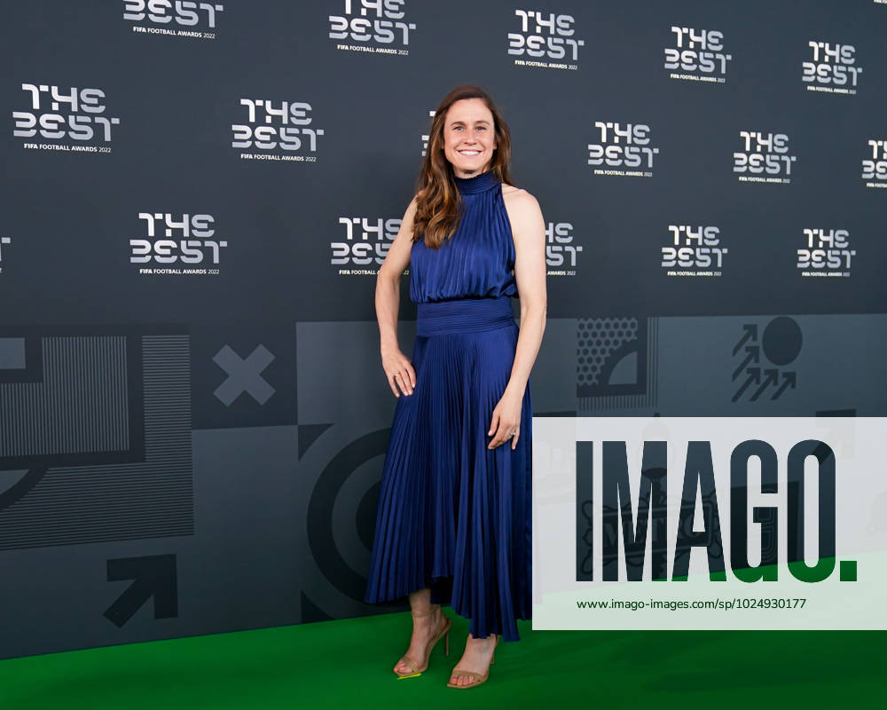 Paris, France, February 27th 2023: Heather O Reilly - fromer USA footballer - on the green carpet during the The Best FIFA Football Awards 2022 at Salle Pleyel in Paris, France. (Daniela Porcelli SPP)