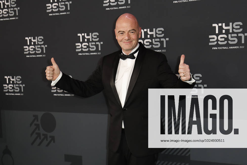Gianni Infantino FOOTBALL : The Best FIFA Football Awards 2022 - 27 02 2023 MichaelBaucher Panoramic