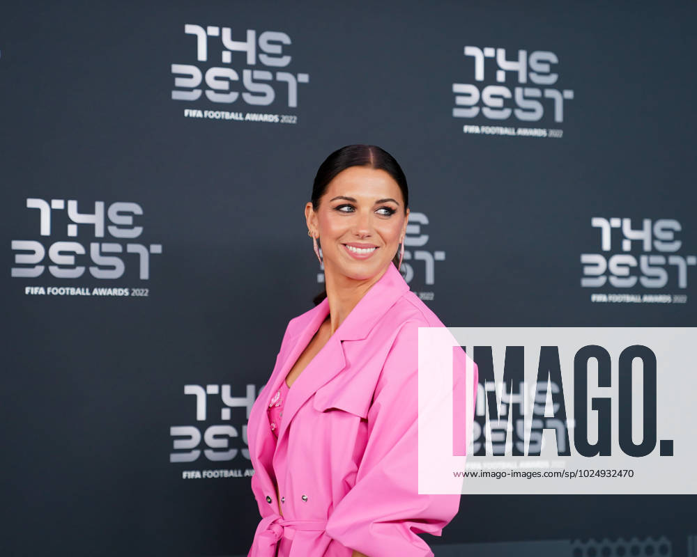Paris, France, February 27th 2023: USA and San Diego Wave attacker Alex Morgan arrives at the The Best FIFA Football Awards 2022 at Salle Pleyel in Paris, France. (Daniela Porcelli SPP)