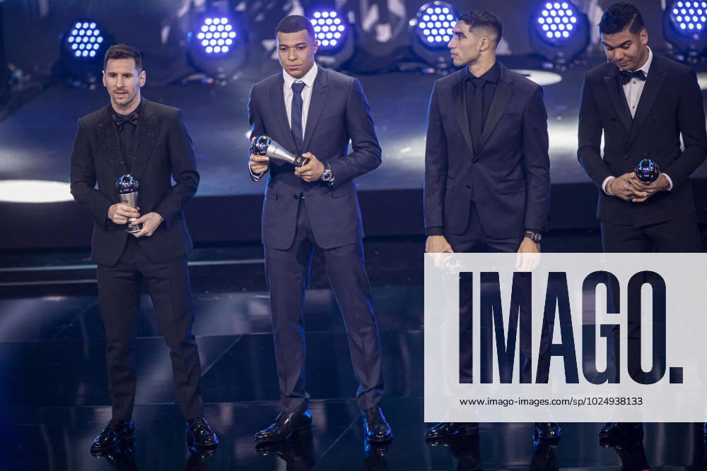 Lionel Messi and kylian mbappà during The Best FIFA Football Awards 2022 on February 27, 2023 in Paris, France NEWS: The Best FIFA Football Awards 2022 on February 27, 2023 in Paris, France ElyxandroCegarra Panoramic