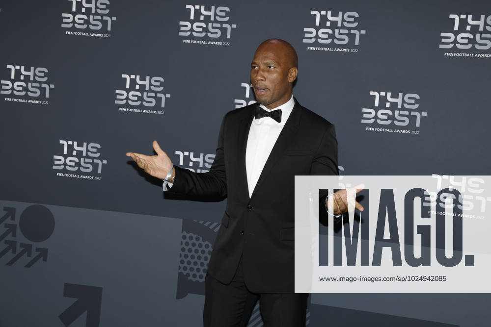 27 Fevrier 2023 : Paris, France : Didier Drogba arrivant la la soirà e des FIFA AWARDS THE BEST 2023 à la Salle Pleyel. (Henri Szwarc Starface) 289106 2023-02-27 Paris France