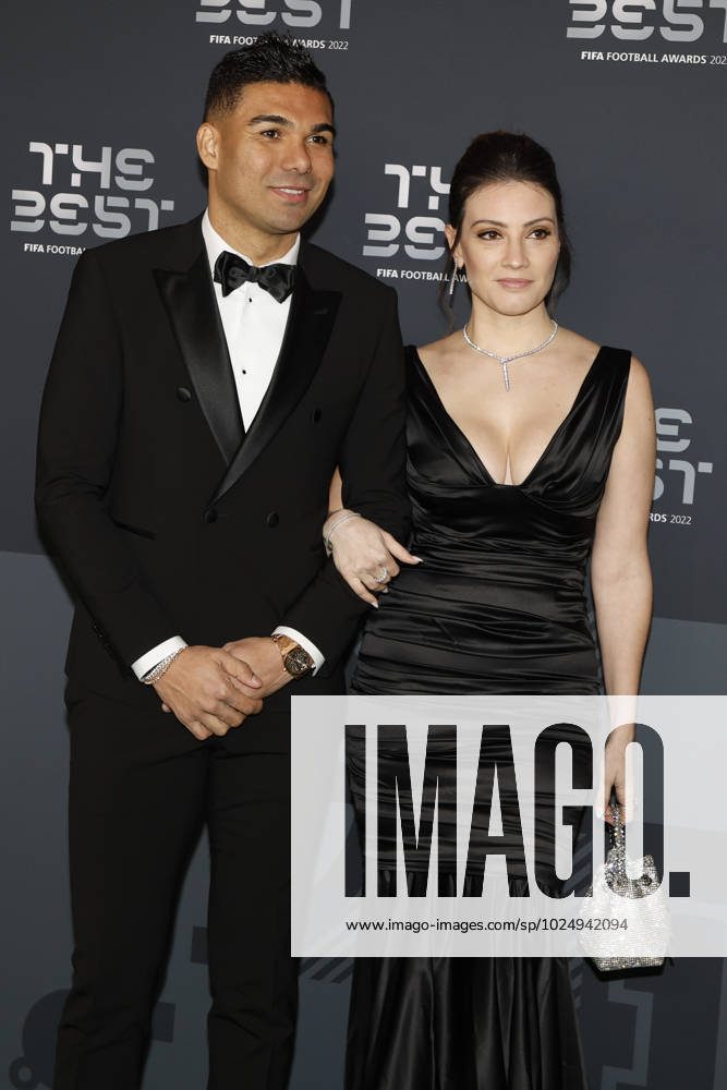 27 Fevrier 2023 : Paris, France : Casemiro joueur brÃ silien arrivant la la soirÃ e des FIFA AWARDS THE BEST 2023 Ã la Salle Pleyel. (Henri Szwarc Starface) 289106 2023-02-27 Paris France
