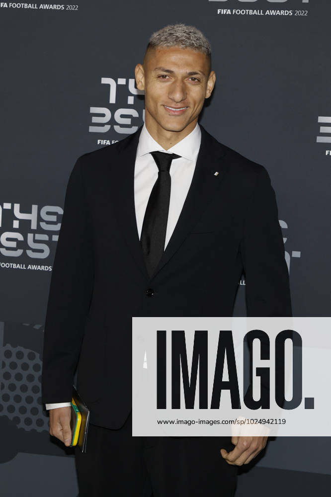 27 Fevrier 2023 : Paris, France : Richarlisson arrivant la la soirÃ e des FIFA AWARDS THE BEST 2023 Ã la Salle Pleyel. (Henri Szwarc Starface) 289106 2023-02-27 Paris France