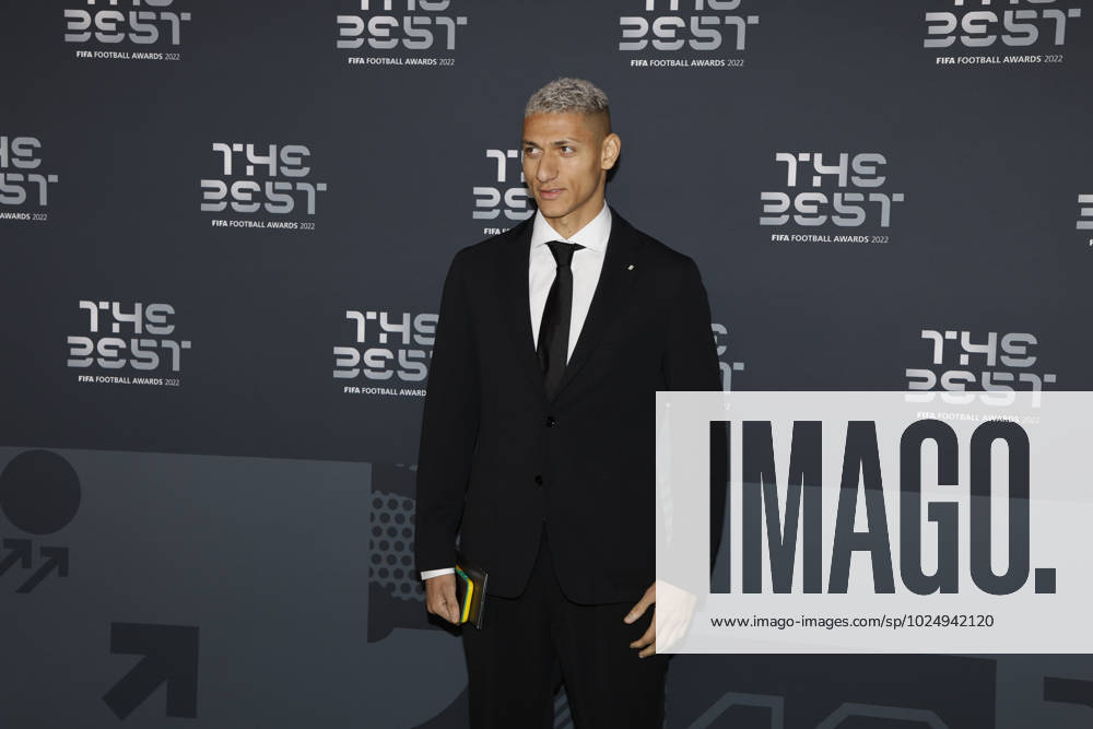 27 Fevrier 2023 : Paris, France : Richarlisson arrivant la la soirÃ e des FIFA AWARDS THE BEST 2023 Ã la Salle Pleyel. (Henri Szwarc Starface) 289106 2023-02-27 Paris France