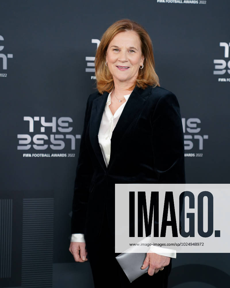 Paris, France, February 27th 2023: Jill Ellis (former USA Women s national team, Nationalteam football coach) on the green carpet during the The Best FIFA Football Awards 2022 at Salle Pleyel in Paris, France. (Daniela Porcelli SPP)