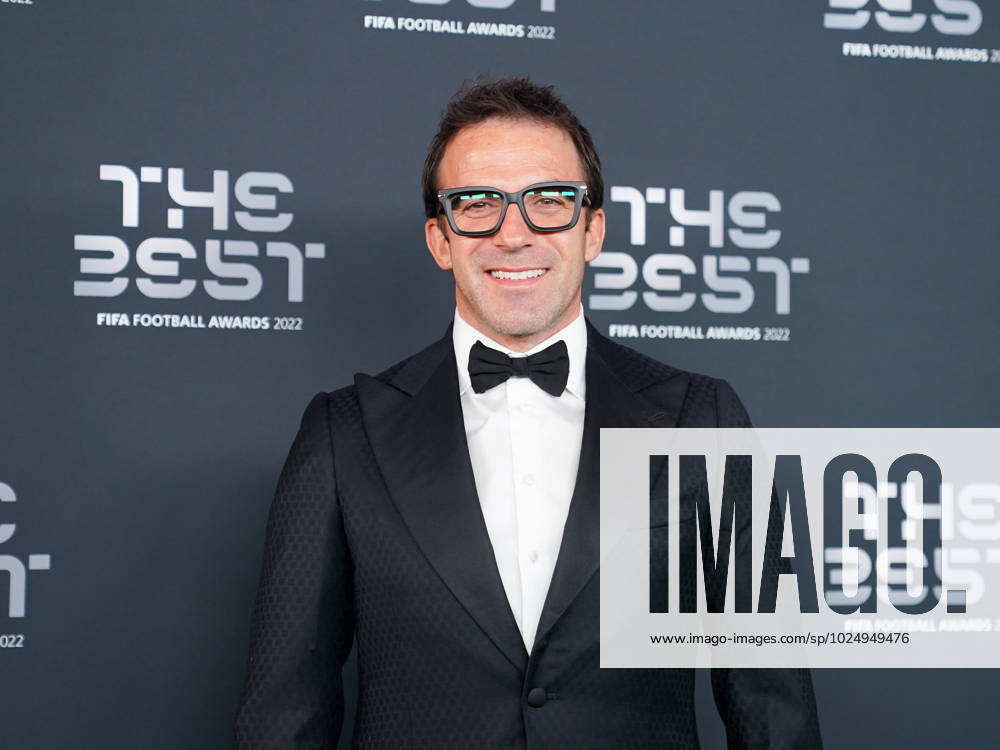 Paris, France, February 27th 2023: Alessandro Del Piero (former Juventus and Italy football player) on the green carpet at arrival during the The Best FIFA Football Awards 2022 at Salle Pleyel in Paris, France. (Daniela Porcelli SPP)