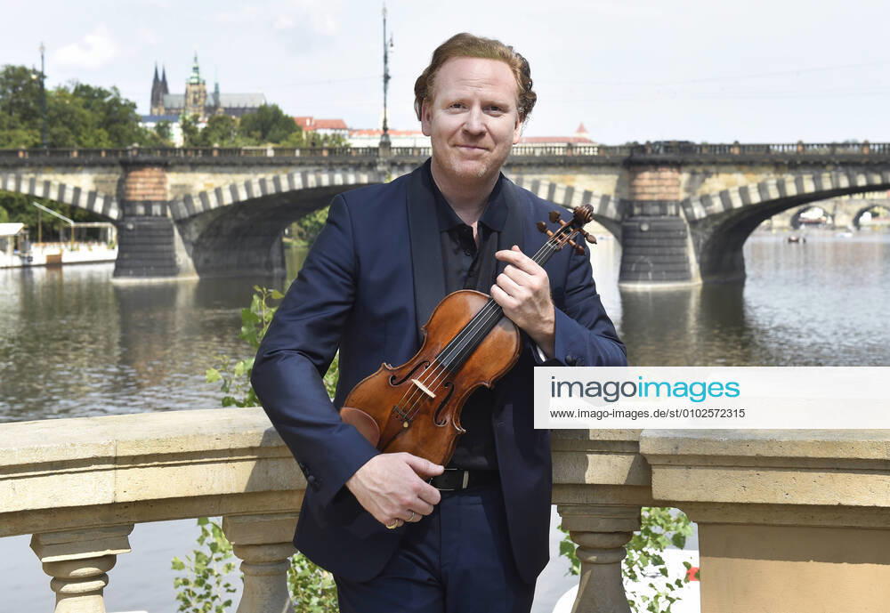 British-Irish violinist Daniel Hope gives a press conference to present September concert Hope for Prague Prague Sounds Again on Vltava River, within Strings of Autumn festival, in Zofin Palace, Slovansky ostrov, Prague, Czech Republic, on Monday, July 20, 2020. (CTKxPhoto MichaelaxRihova) CTKPhotoP202007200327001 mir