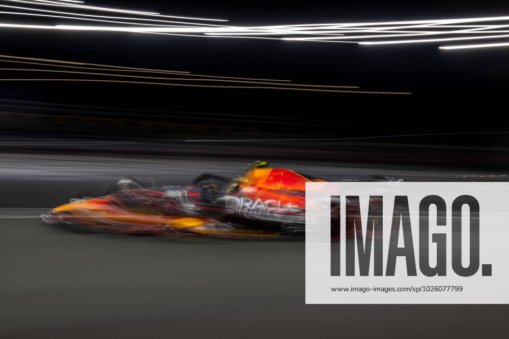 JEDDAH, SAUDI ARABIA: Sergio Perez, racing for the Red Bull Racing team during the 2023 Formula 1 Saudi Arabian Grand Prix at the Jeddah Corniche Circuit in Jeddah, Saudi Arabia
