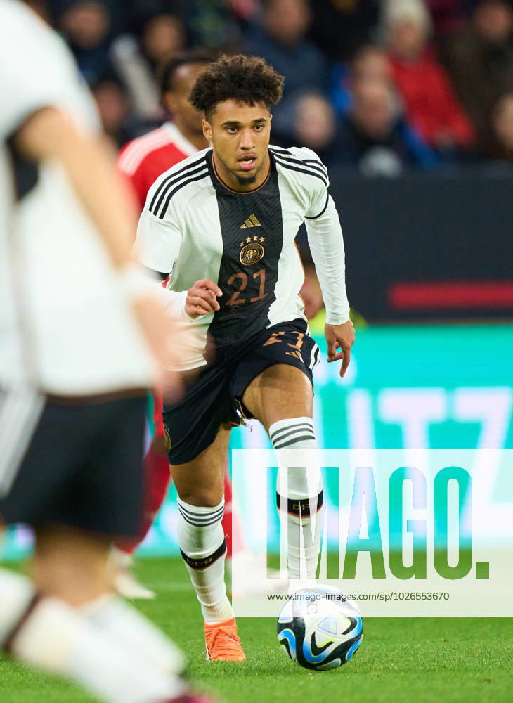 Kevin Schade, DFB 21 in the friendly match GERMANY - PERU 2-0 Preparation for European Championships 2024 in Germany ,Season 2022 2023, on Mar 25, 2023 in Mainz, Germany.
